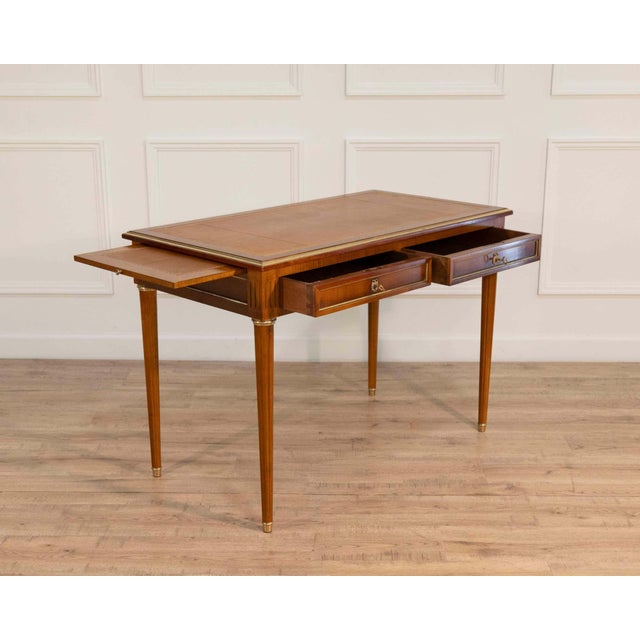 Wood Mid 20th Century Small Louis XVI Style Desk For Sale - Image 7 of 11