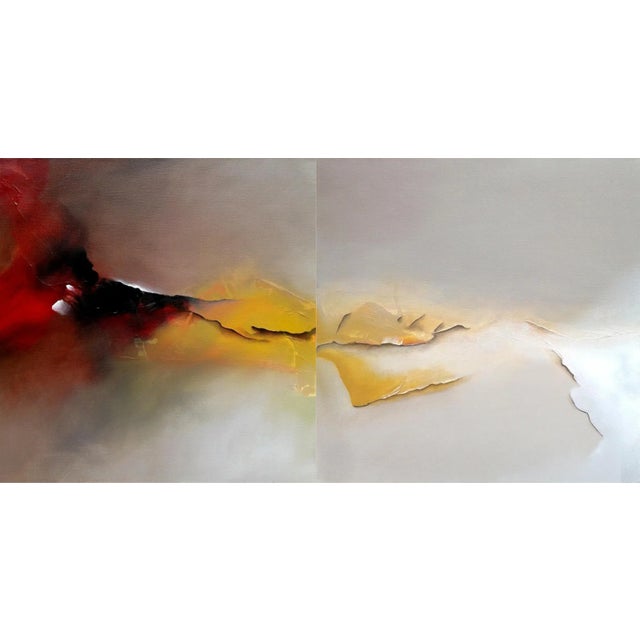 Oil on canvas, signed at the right bottom This piece is attributed to the mentioned designer/maker. It has no attribution...