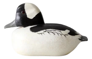 Vintage Betty and Ned Dollinger Buffalo Head Duck Decoy