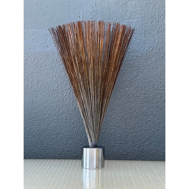 Late 20th Century Vintage Abstract Wire Spray Kinetic Sculpture For Sale - Image 5 of 12