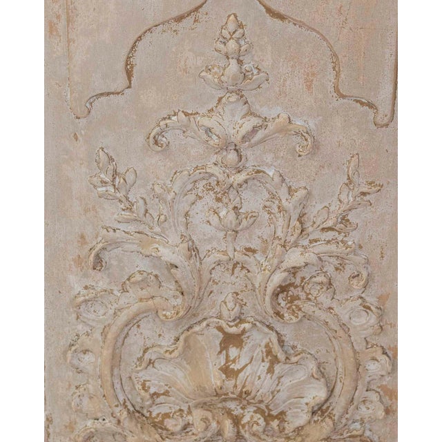 Wood Pair of Antique French Painted Boiserie Panels For Sale - Image 7 of 7