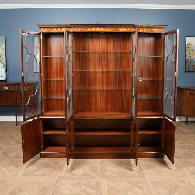 Bevan Funnell Ltd. 1990s Bevan Funnell Vintage Breakfront For Sale - Image 4 of 12