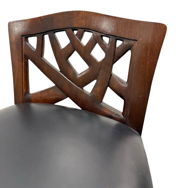 Martin Pierce English Hedgerow Swivel Bar Counter Stools- A Set of 4 For Sale In Chicago - Image 6 of 9