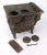 Miniature Crescent Cast Iron Stove Replica For Sale - Image 9 of 13