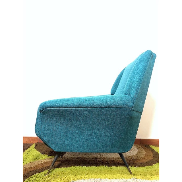 Vintage Armchair by Gigi Radice for Minotti, Italy, 1950s For Sale - Image 10 of 16