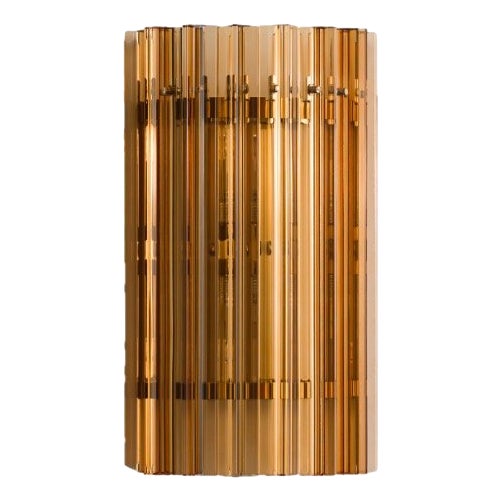 Small Amber Amaro Wall Light from Pure White Lines For Sale