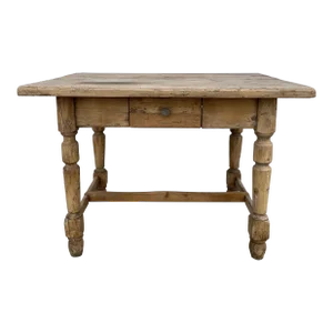 Late 1800s Swedish Pine Dining Table
