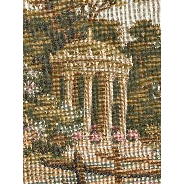 1980s Vintage French Aubusson Jacquard Tapestry, 1980s For Sale - Image 5 of 14