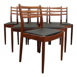 Set of 6 Vintage Mid Century Modern Dining Chairs by G Plan For Sale