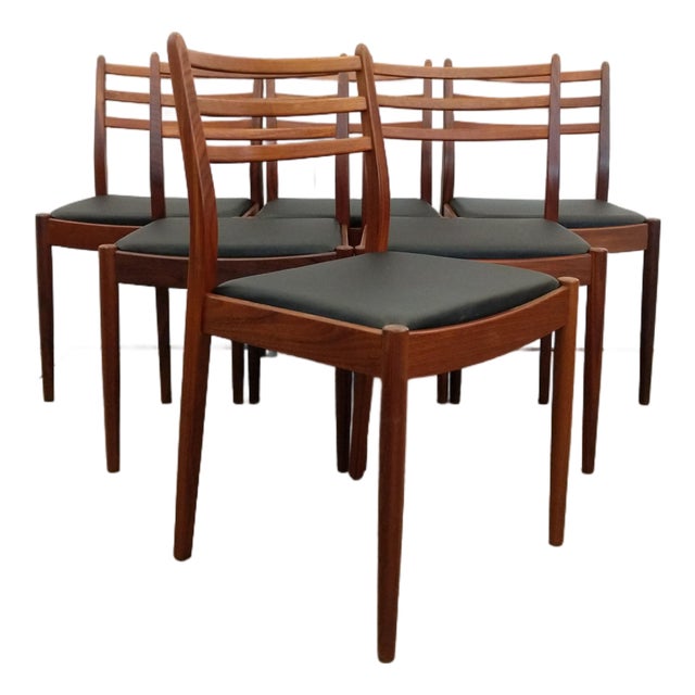 Set of 6 Vintage Mid Century Modern Dining Chairs by G Plan For Sale