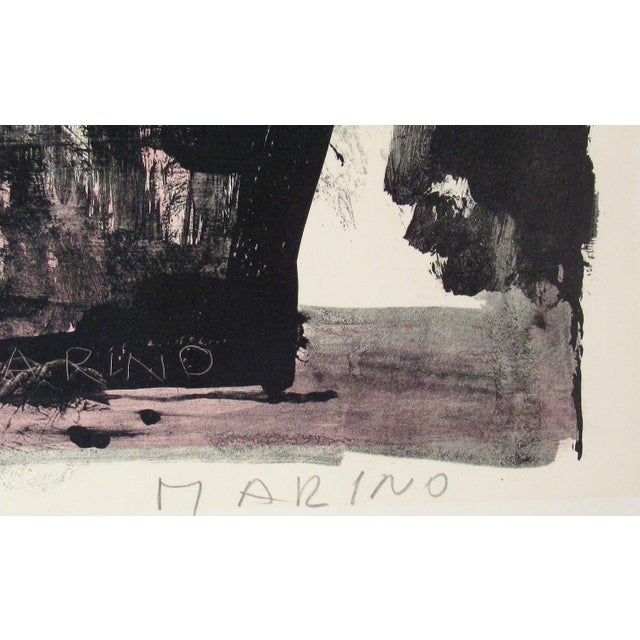 Mid 20th Century Marino Marini "L'Attesa" Large Original Colors Lithograph 1965 Reproduction Print For Sale - Image 5 of 6