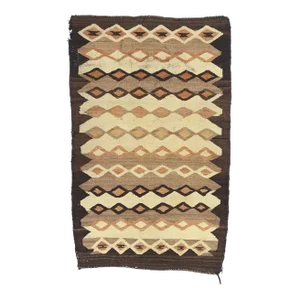 Late 19th Century Crystal Navajo-Style Kilim Rug - 03'00 X 04'08