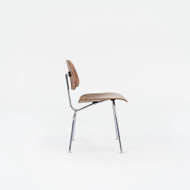 Herman Miller 1960s Set of 10 Herman Miller Eames DCM Dining Chairs in Rosewood and Chrome For Sale - Image 4 of 11