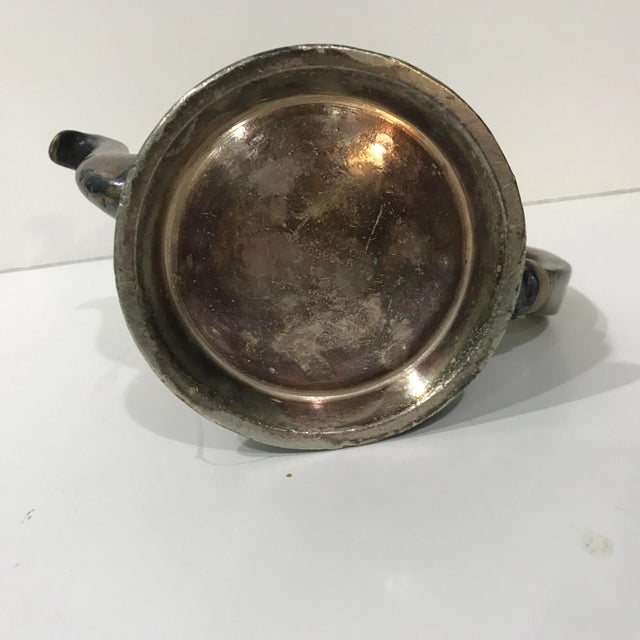 Silver Mid 20th Century Hotel Hershey Soldered Tea Pot For Sale - Image 8 of 13