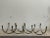 Mid-Century Modern Four Mid-Century Modern Brass and Leather Candelabra For Sale - Image 3 of 12