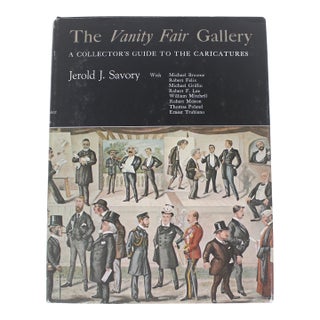 1979 the Vanity Fair Gallery: A Collector's Guide to the Caricatures Hard Cover Coffee Table Book by Jerold J. Savory For Sale