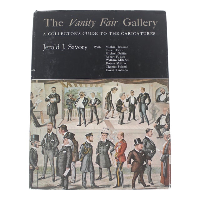 1979 the Vanity Fair Gallery: A Collector's Guide to the Caricatures Hard Cover Coffee Table Book by Jerold J. Savory For Sale