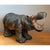 Late 20th Century Vintage Boho Slab Built Ceramic Hippo For Sale - Image 5 of 12