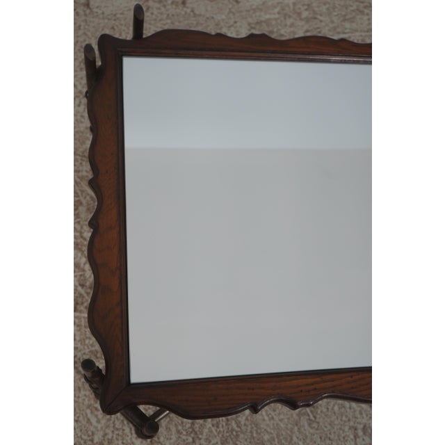 Baker Bamboo Form Iron Base Coffee Table For Sale In Philadelphia - Image 6 of 13