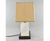 Modern Robert Kuo for McGuire Carved Ice Table Lamp - 1 of 2 For Sale In Los Angeles - Image 6 of 6