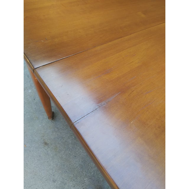 Vintage Mid Century Willett Drop Leaf Dining Table For Sale In Detroit - Image 6 of 13
