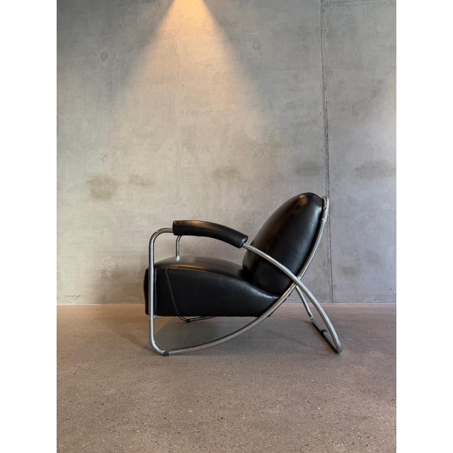 Bauhaus Tubular Model KS45 Armchair by Anton Lorenz for Thonet, Germany, 1970s For Sale - Image 3 of 11
