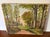 Antique Landscape Painting on Canvas of a Path Through Trees For Sale - Image 9 of 12
