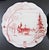 2000 - 2009 Juliska Country Estate Ruby Party Plates 4 Landscapes With Box For Sale - Image 5 of 13
