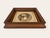 Late 19th Century Late 19th Century Walnut & Ebonized Portrait Frame With Hand-Colored Oval Girl Image For Sale - Image 5 of 11