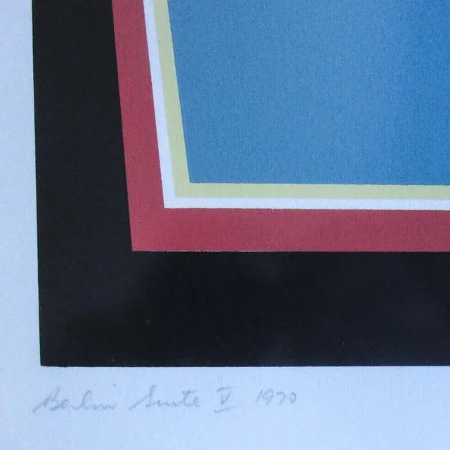 Cecil King (Irish 1921-1986) Berlin Suite V Screenprint Minimalist Abstract 1970 For Sale In New York - Image 6 of 8