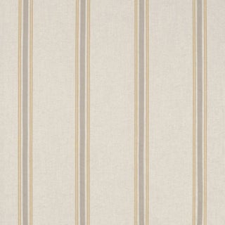 Sanderson Hockley Stripe Fabric in Dijon - a Sample For Sale