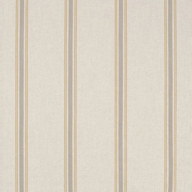 Sanderson Hockley Stripe Fabric in Dijon - a Sample For Sale