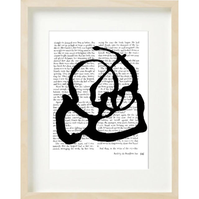 2020s Wood Shadow Box Framed 'Black & White Abstractions Series' (2) - Gallery Wall Art Prints Installation by Diane Grant - Set of 15 For Sale - Image 5 of 11