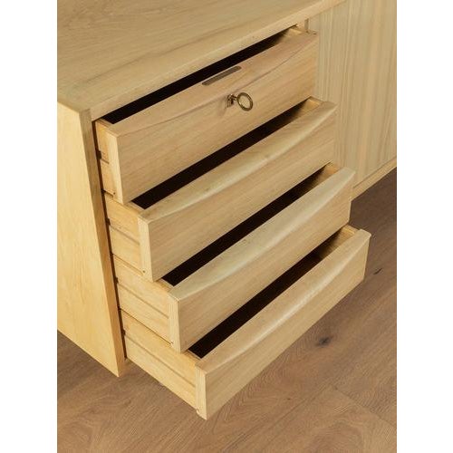 Vintage Beige Wooden Sideboard, 1950s For Sale - Image 5 of 9