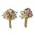 1940s Miriam Haskell Clip on Earrings - 2 Pieces For Sale