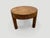 Andrianna Shamaris Natural Teak Wood Round Side Table For Sale - Image 4 of 18