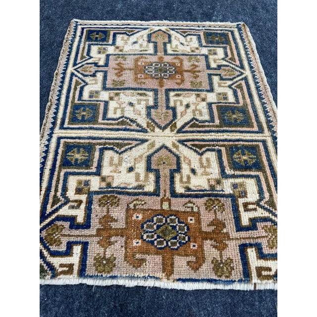 Turkish Yastik Rug 1'8" x 2'2" #24372 Explore a curated collection of hallway runners, wool rugs, and handmade...