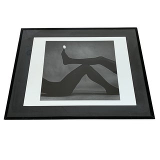 Framed and Matted Black and White Modern Photograph For Sale