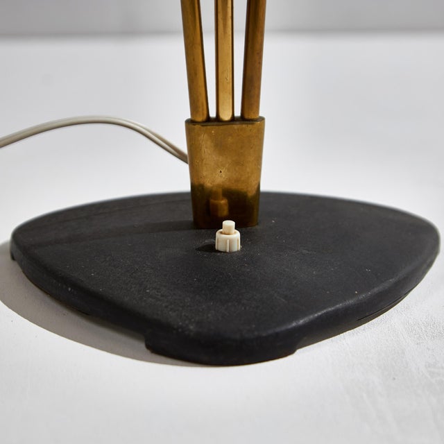 Brass Floor Lamp by Rupert Nikoll, 1950s For Sale - Image 6 of 18