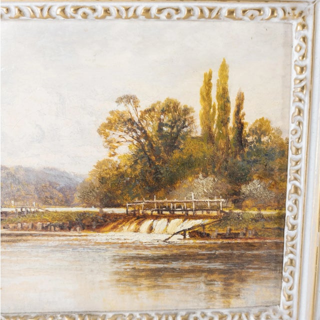 English Country Oil Painting on Canvas a.a. Glendening Sr For Sale In New York - Image 6 of 13