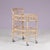 Bamboo Trolley with Glass Tops, Italy, 1950s For Sale - Image 4 of 13