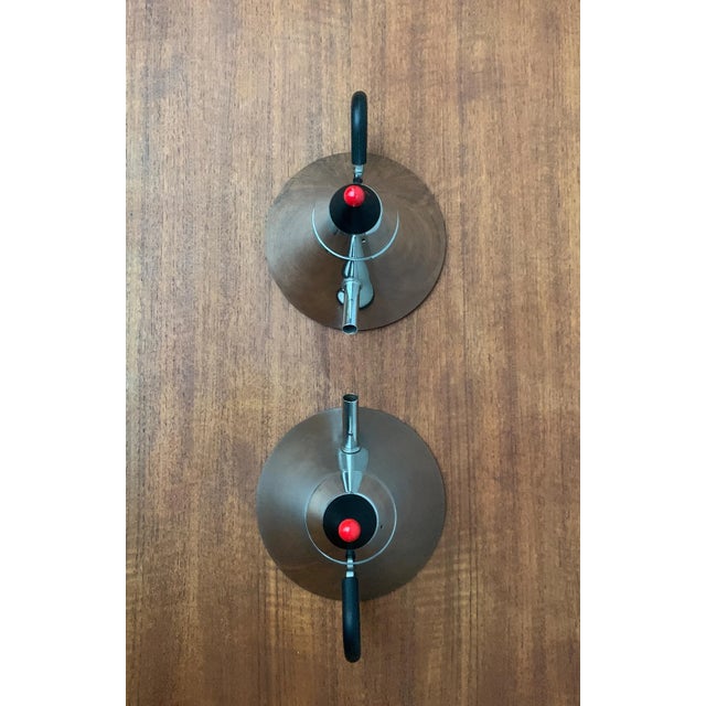 Japanese Postmodern Stainless Steel Kettle, Set of 2 For Sale - Image 14 of 18