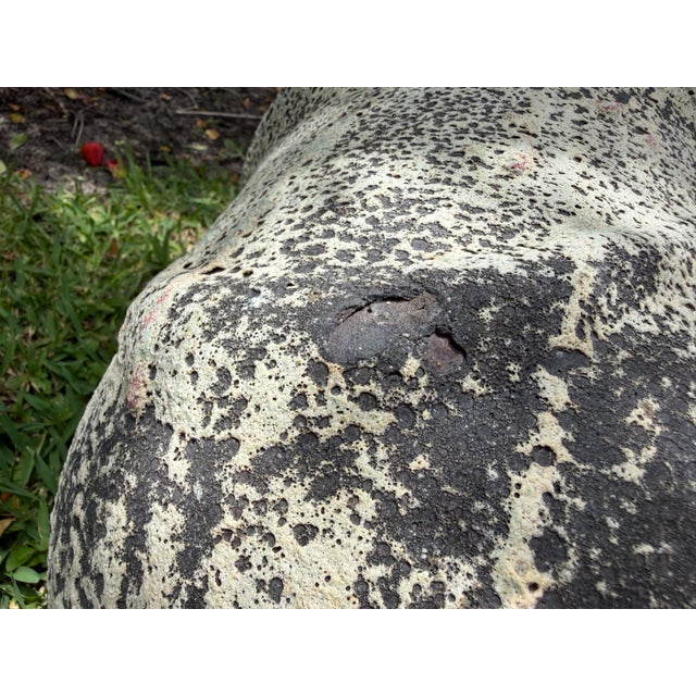 Charcoal Vintage Volcanic Glaze Terracotta Garden Planter For Sale - Image 8 of 10