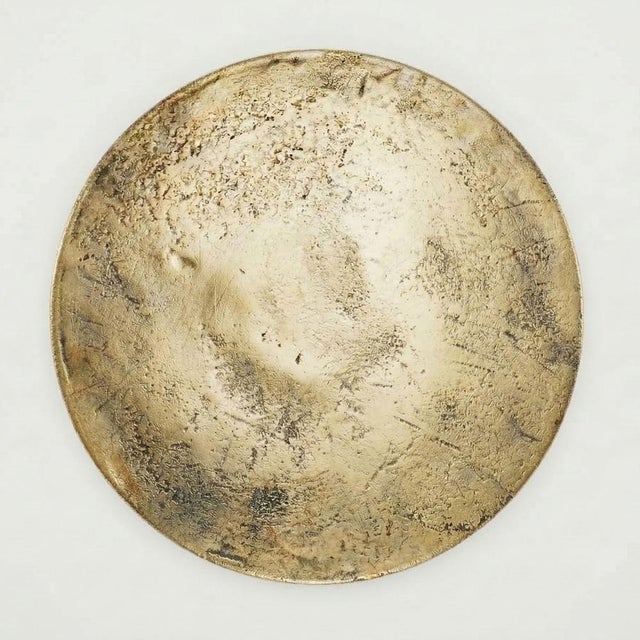 1980s Parisian Bronze Sculpture Stand with Medal Patina, 1980s For Sale - Image 5 of 8