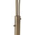 Metal Bloom 3-Light Floor Lamp - Weathered Brass, White Marble Base For Sale - Image 7 of 8