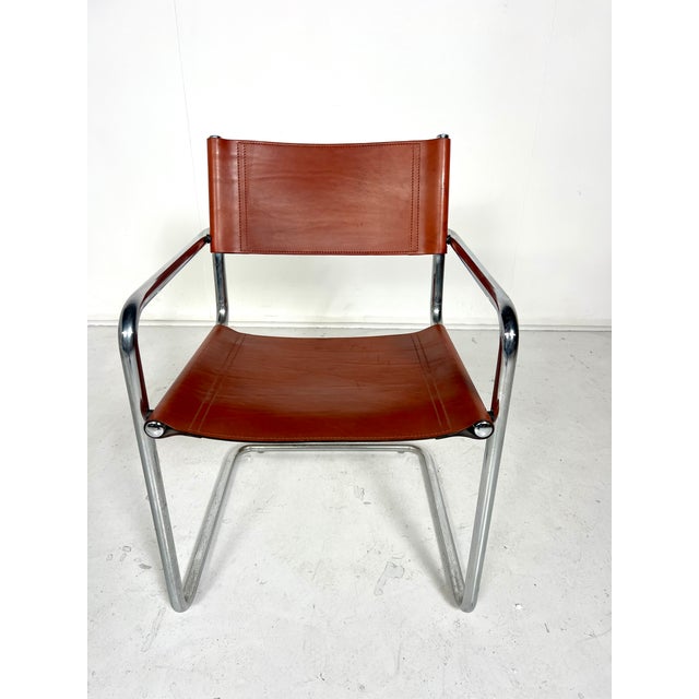 Matteo Grassi Vintage Cantilever Chairs by Matteo Grassi, 1970s, Set of 4 For Sale - Image 4 of 10