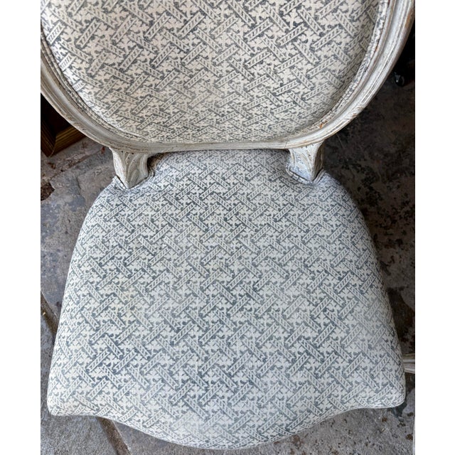Late 19th Century French Chairs With Rose Tarlow Fabric For Sale In San Francisco - Image 6 of 12