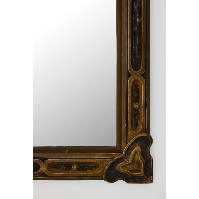 Art Nouveau Giltwood Mirror With Floral Motifs, Circa 1910 For Sale - Image 4 of 13