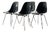 DSX Chair from Charles and Ray Eames, 1960s, Set of 4 For Sale