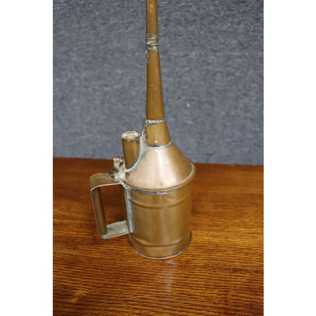 Early 20th Century Antique Copper Oil Can by the Ludlow Manufacturing Company For Sale - Image 5 of 10